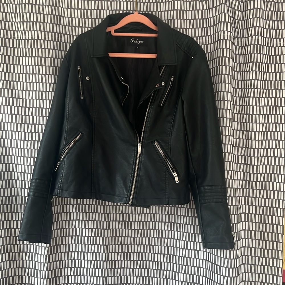Faux Leather Jacket